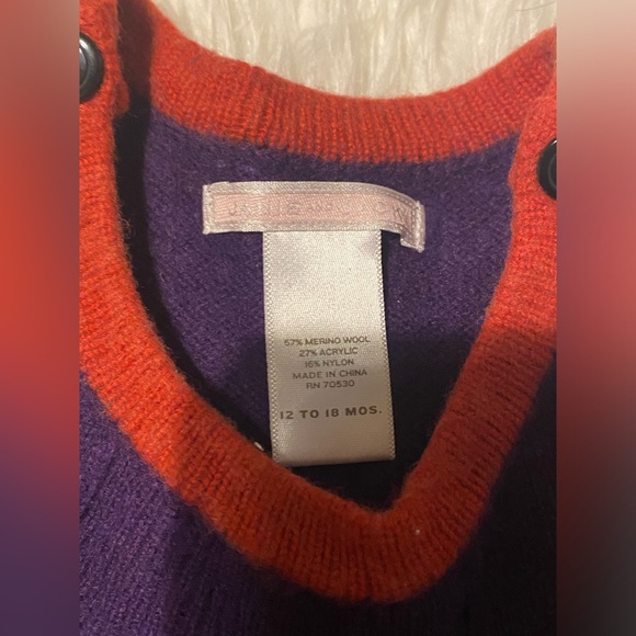 Janie and Jack knit dress 12-18m - Picture 3 of 4